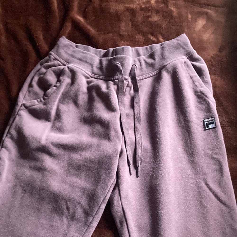 Fila purple workout pantaloons